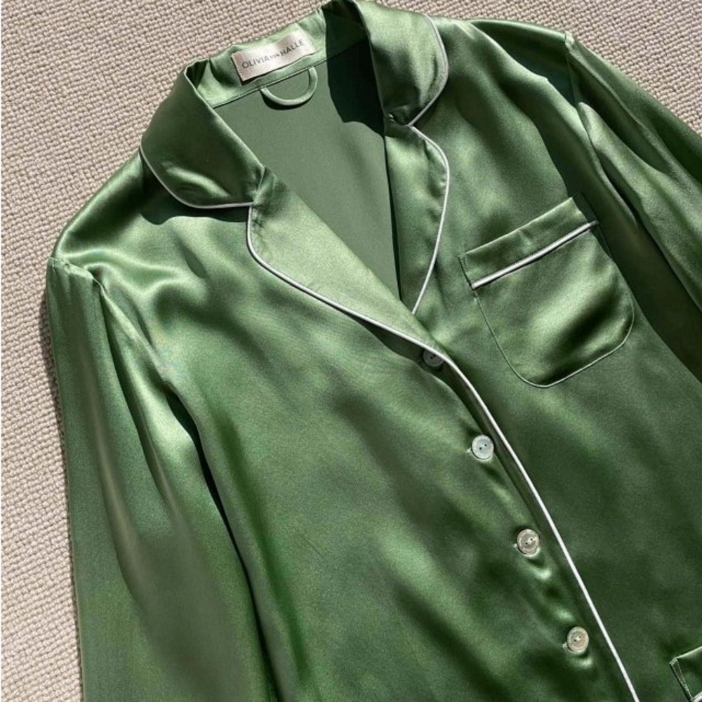 Olivia von Halle 100% silk pajamas set - Picture 3 of 15